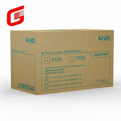 Hiti P750L Fotopapier en lint Print Kit voor 4x6 Foto's Versending DHL UPS TNT FEDEX