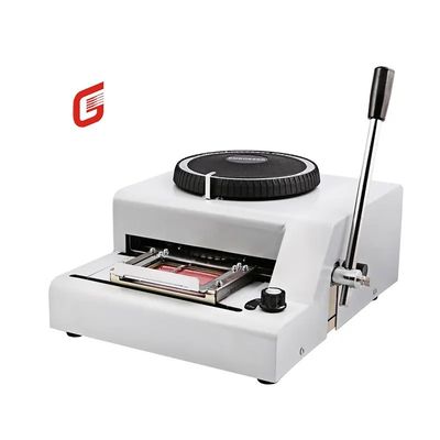 Plastic visitekaartjes maken machines Stempelmachine met 30 dagen en maximaal papiergrootte 1