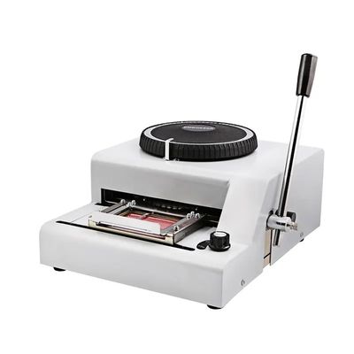 Plastic visitekaartjes maken machines Stempelmachine met 30 dagen en maximaal papiergrootte 1