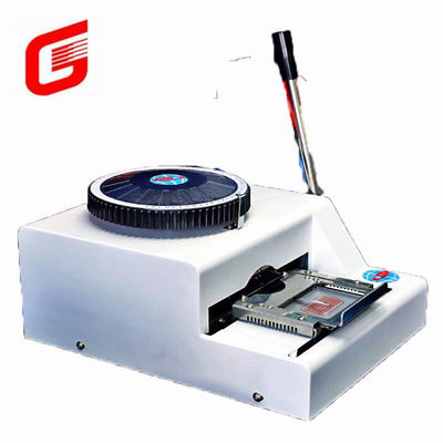 Maximaal typebereik 102x86 mm Handmatige stalen embossing machine voor hondentag