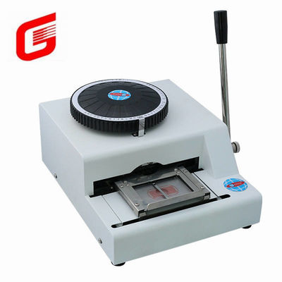 Maximaal typebereik 102x86 mm Handmatige stalen embossing machine voor hondentag