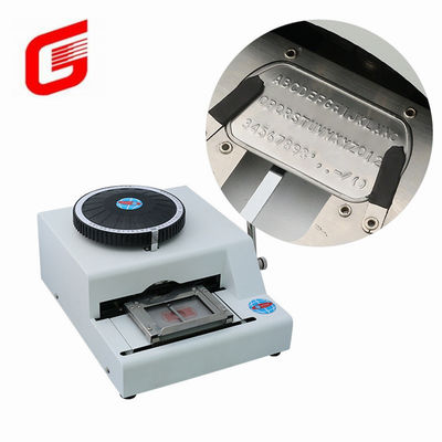 Duurzame 52 codeletters handmatig nummer honden tag embossing machine met andere interface