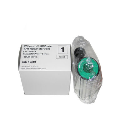 Matica Edisecure XID8300-kaartprinter met DIC10216-kleurband en DIC10319-filmdrukken