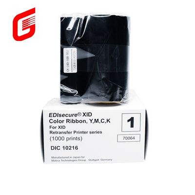 Matica Edisecure XID8300-kaartprinter met DIC10216-kleurband en DIC10319-filmdrukken