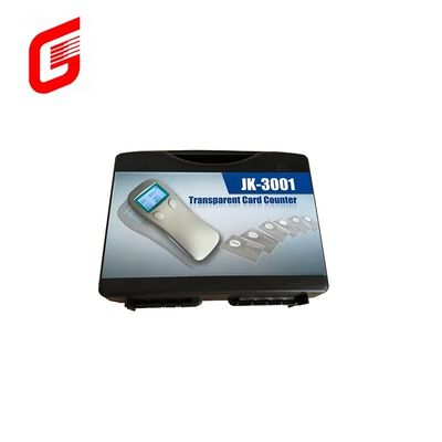 Compact ontwerp JK-3001 Handheld Automatic Transparent Card Counter met ABS materiaal