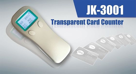 Compact ontwerp JK-3001 Handheld Automatic Transparent Card Counter met ABS materiaal