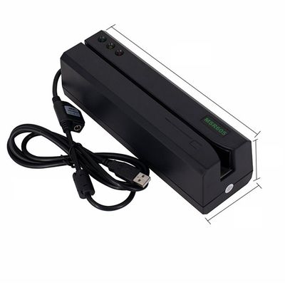 MSR605 Magnetic Stripe Card Reader Writer voor Windows USB 3 Tracks en Software Suite