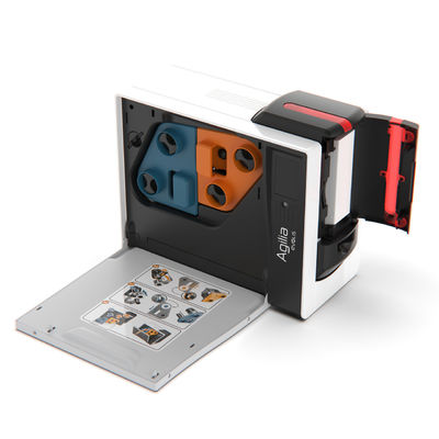 Dubbelzijdig Retransfer IC ID Visitenkaart Printer met 3,5 inch Kleur LCD Touchscreen