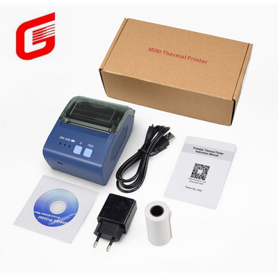 1 Zwarte Print Speed ZJ-5810 58mm Thermal Paper Receipt Printer voor Android IOS Mobile