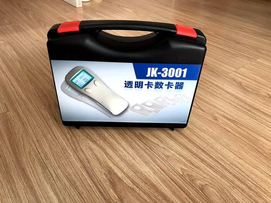 JK-3001 Handheld Automatic Transparent Card Counter voor tot 0,4 mm kaartdikte