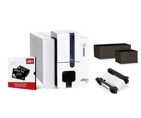 Evolis Edikio FLEX Tag Printer Naamkaart 12 Dots/mm 300dpi USB Ethernet voor volledige tags