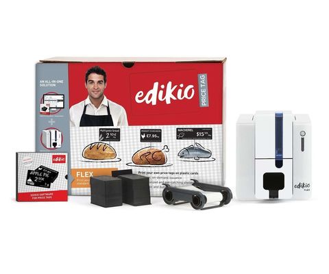 Evolis Edikio FLEX Tag Printer Naamkaart 12 Dots/mm 300dpi USB Ethernet voor volledige tags