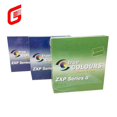 YMCK Kleurband Transfer Film Voor Zebra ZXP Series 8 ZXP 9 Kaart Printer 1250 Images