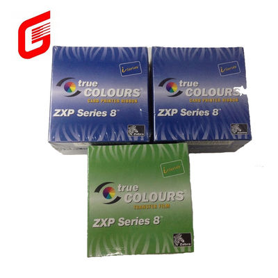 YMCK Kleurband Transfer Film Voor Zebra ZXP Series 8 ZXP 9 Kaart Printer 1250 Images