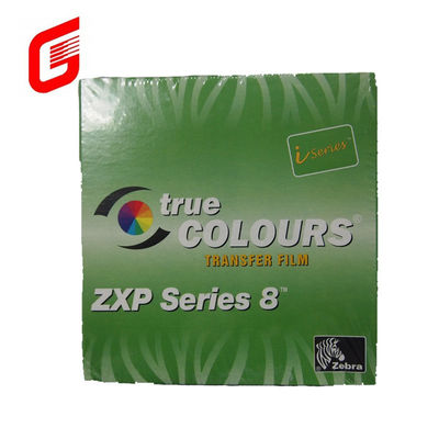 YMCK Kleurband Transfer Film Voor Zebra ZXP Series 8 ZXP 9 Kaart Printer 1250 Images