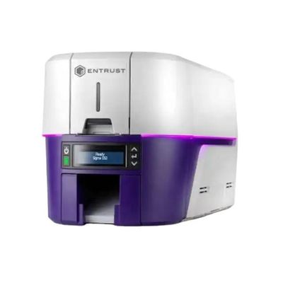 Stock Entrust Sigma DS3 Dubbelzijdig of Eenzijdig Smart Business ID RFID-kaartprinter