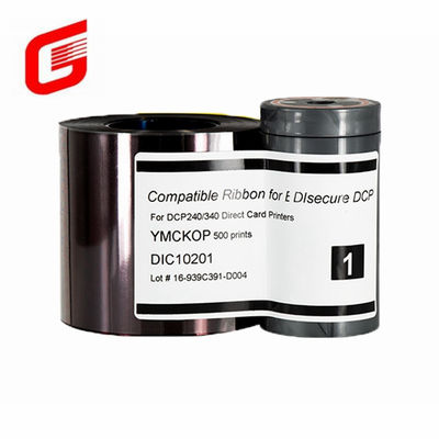 Langdurig YMCKOP-kleurband DIC10201 voor DCP 240/340-kaartprinter