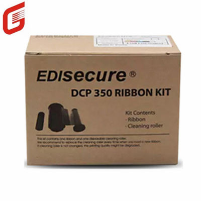 Oorspronkelijke DIC10580 YMCKO Kleur Ribbon Kit 250 afbeeldingen per rol voor DCP 350 ID Card Printer
