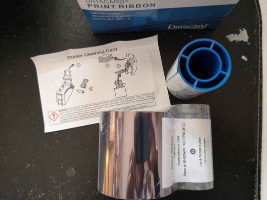 300 afdrukken Datacard CD800 lint YMCKF-KT Fluorescerend lint Compatibel met 534000-006