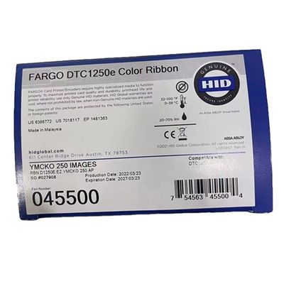Oorspronkelijk 045500 YMCK lint voor DTC1250e Business ID IC Card Printer Performance