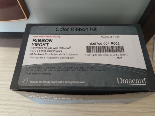 535700-004 R002 YMCKT Kleurband 500 afbeeldingen voor Datacard CD800 ID-kaart printer