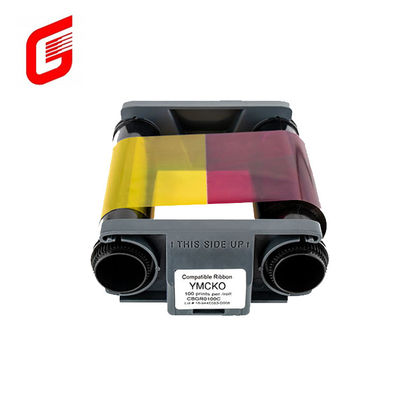 Evolis CBGR0100C Badgy100 / 200 YMCKO Kleurband 100 Prints/Roll COMPATIBLE