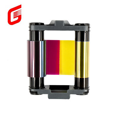 Evolis CBGR0100C Badgy100 / 200 YMCKO Kleurband 100 Prints/Roll COMPATIBLE