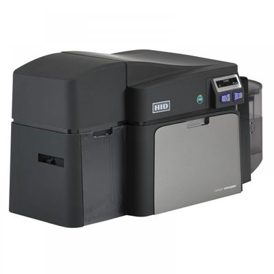 Zwarte druksnelheid 6 seconden per kaart HID Fargo DTC4250e dubbelzijdige ID-kaartprinter