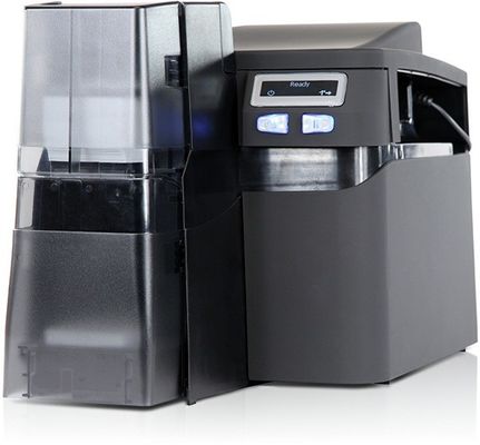 Zwarte druksnelheid 6 seconden per kaart HID Fargo DTC4250e dubbelzijdige ID-kaartprinter