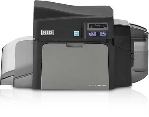 Zwarte druksnelheid 6 seconden per kaart HID Fargo DTC4250e dubbelzijdige ID-kaartprinter