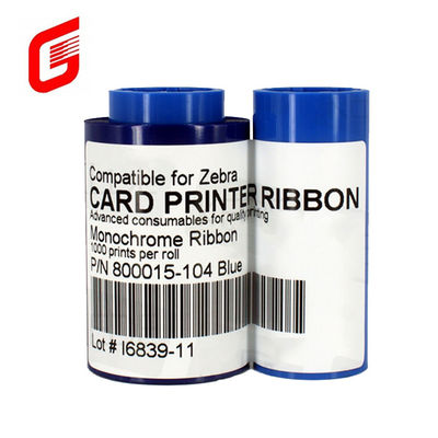 1000 Image Blue Ribbon voor Zebra P310i P330i Printer Blauw 800015-104