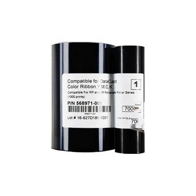 Datacard 568971 001 YMCK Kleurband en 568971 103 Retransferfilm voor SR200 SR300 RP90 RP90