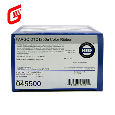 045515 Ribbon DTC1250e Kaartprinter 250 Images YMCKO Ribbon voor toepasselijke apparatuur