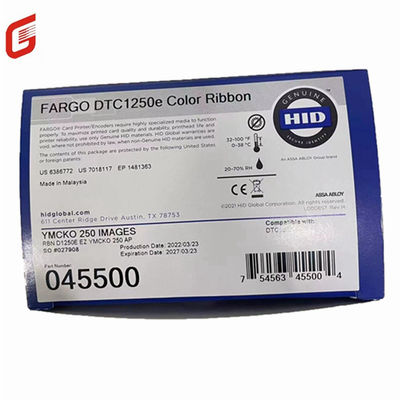 045515 Ribbon DTC1250e Kaartprinter 250 Images YMCKO Ribbon voor toepasselijke apparatuur