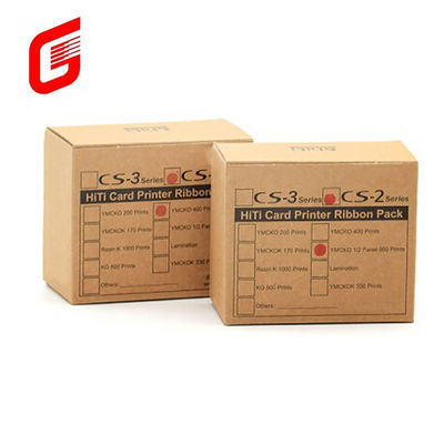 CS-2 Compatibel YMCKO-C6 Kleurband voor HITI CS-220e Kaartprinter 400 afdrukken/rol
