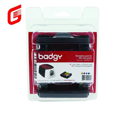 9 mm breed CBGR0100C Kleurband Compatibel met Badgy100 en Badgy200 kaartprinter