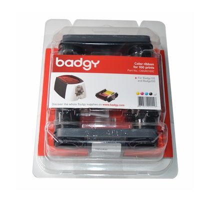9 mm breed CBGR0100C Kleurband Compatibel met Badgy100 en Badgy200 kaartprinter