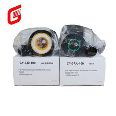 Langdurige levensduur CY-3RA-100 en CY-340-100 filmband voor CX7000 ID-kaartprinter