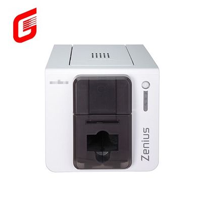 High Speed Kleur YMCKO Evolis Zenius Eenzijdige PVC-ID-kaartprinter voor CR80-kaarten