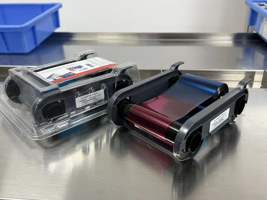 1 Kleurdruksnelheid 1 YMCKO Ribbon voor Evolis Primacy Zenius Card Printing Solutions