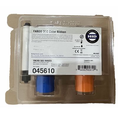 500 afdrukcapaciteit originele YMCKO lint voor Fargo 45610 DTC1500 printer originele