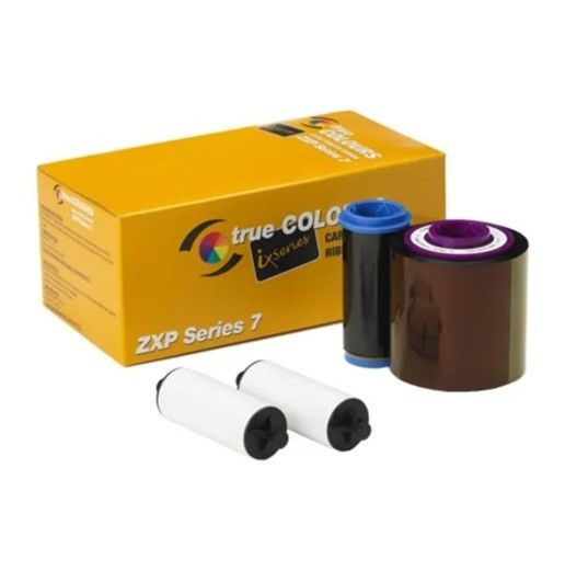 NO Private Mold Zebra YMCKO Ribbon 800077-742 voor ZXP 7 Series Kaartprinter 750 Images