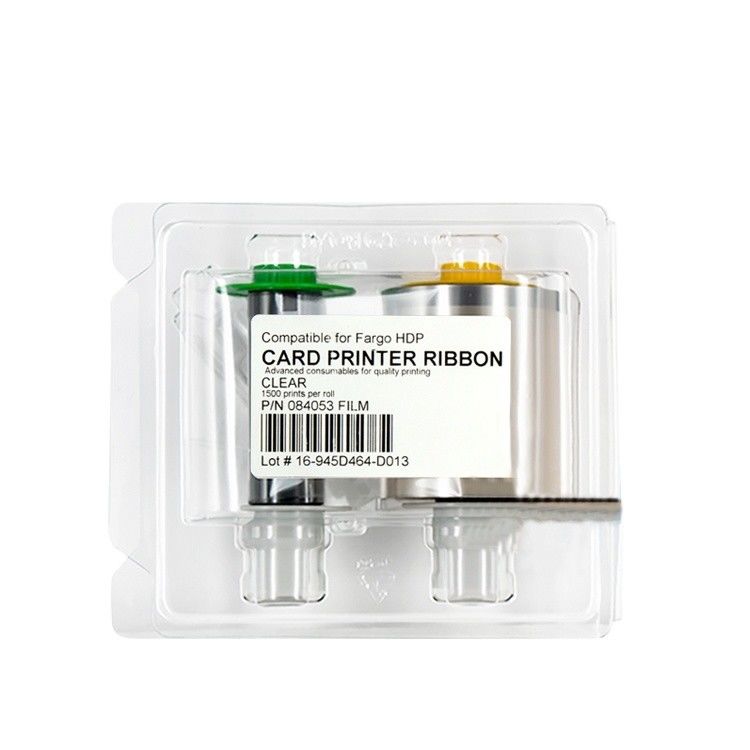 Private Mould Compatible Retransfer Film Ribbon 84053 voor Fargo HDP 5000 Printer 1500 Images/Roll