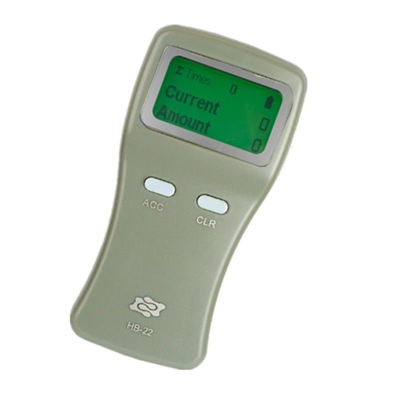 HB-22 Handheld Plastic Smart Card Counter met Graphic LCD en 0,25 mm kaartdikte