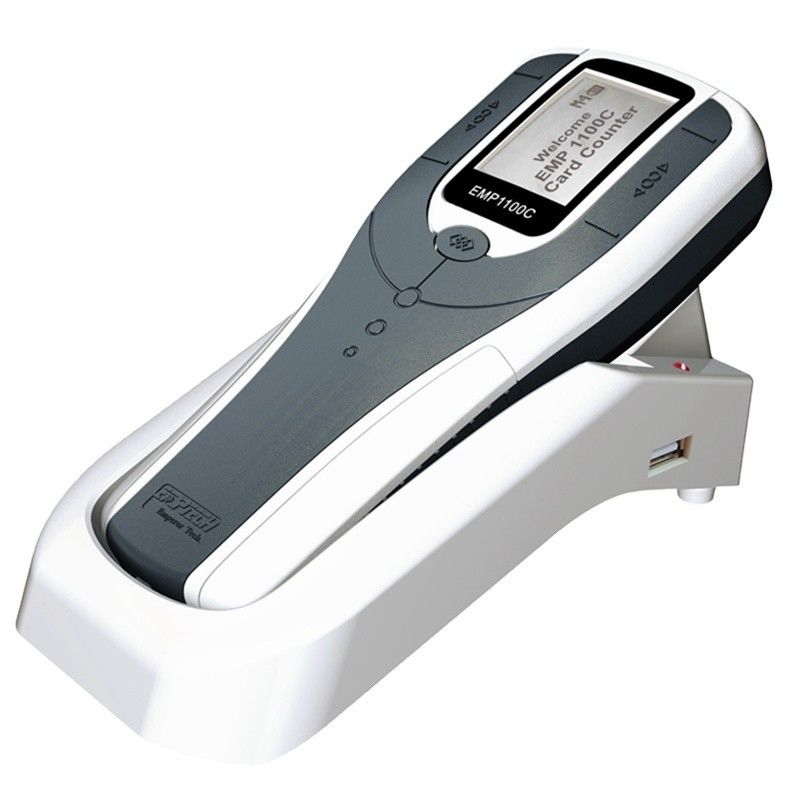 Externe installatie EMP1100C Handheld Transparent Smart Business ID IC PVC kaartteller