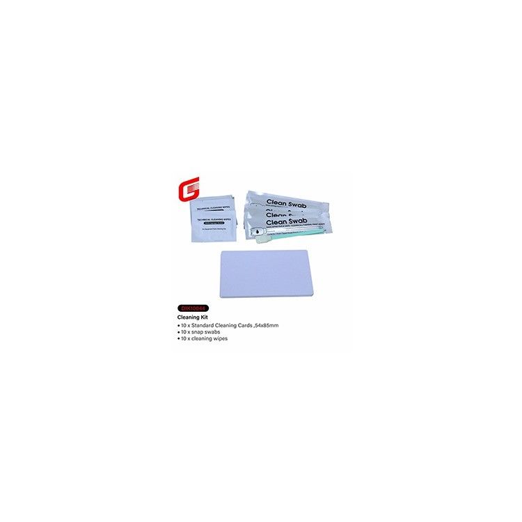 XID Retransfer Kaartprinters Schoonmaakkit 10 x Wipes zonder kleefmiddel Schoonmaakkaarten