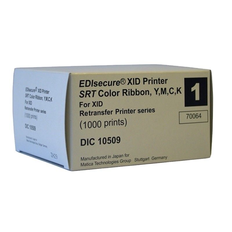 Matica XID8100 IC ID PVC visitekaartprinters DIC10509 en DIC10539 YMCK Kleurbanden