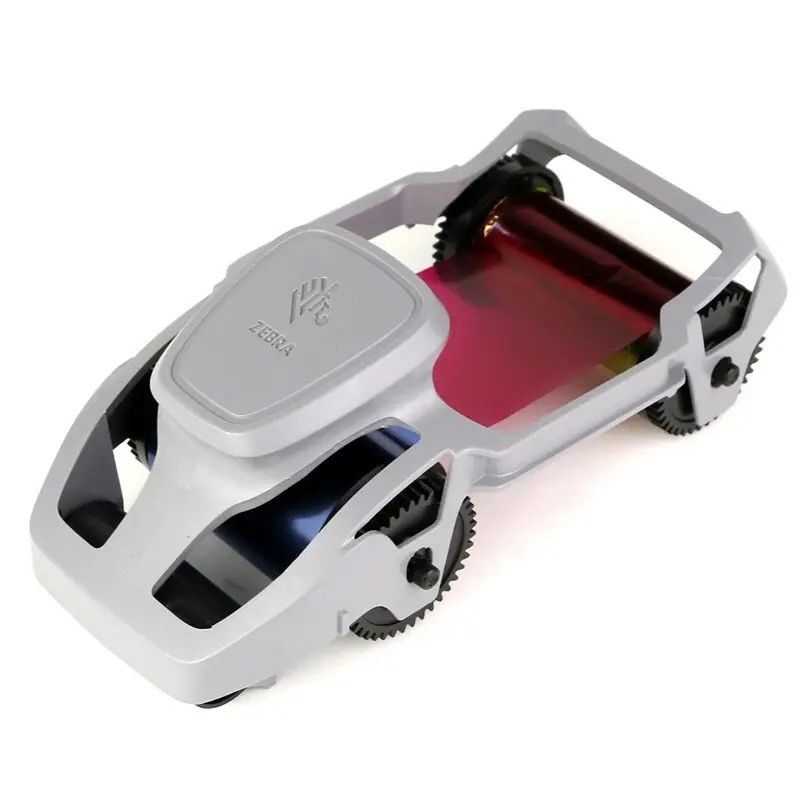 Afdrukken 200 Afdrukken/rol YMCKO Kleurband voor Zebra ZC100 Kaartprinter 800300-250CN