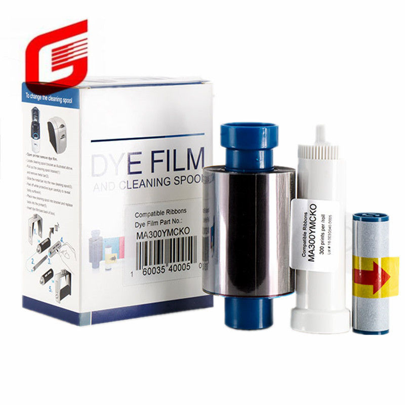 Kleurenprinter compatibel lint voor MAGICARD DYE FILM EN CLEANING SPOOL MA300 YMCKO
