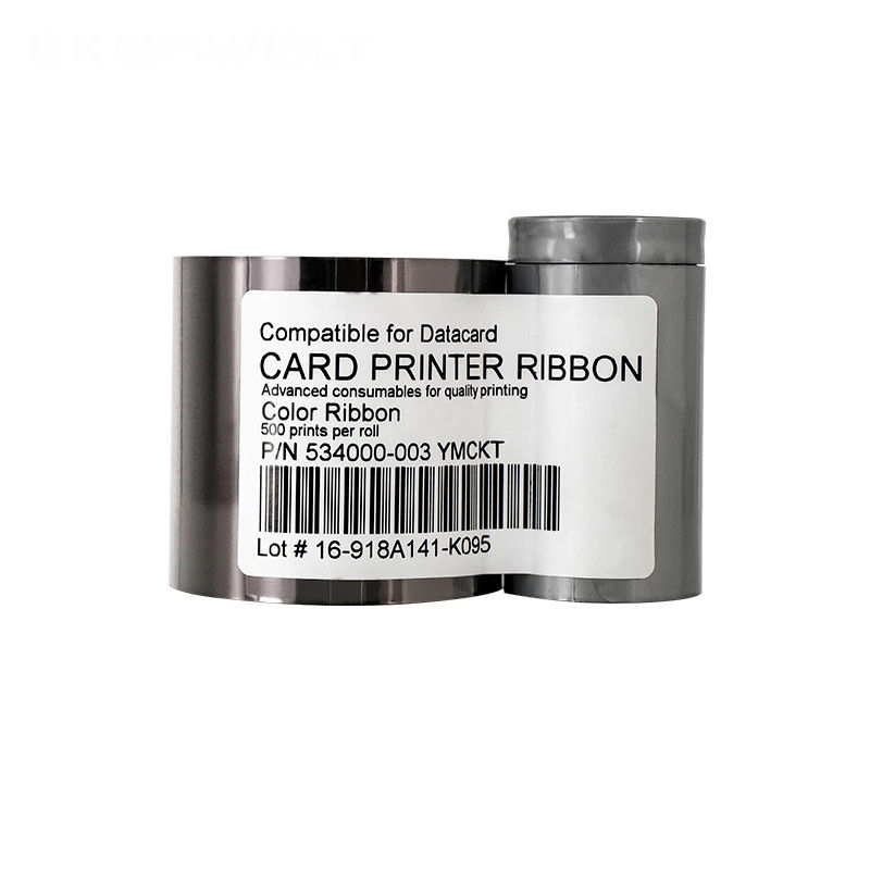 Nylon 66 printer lint voor datacard 534000-003 YMCKT Kleur lint 500prints